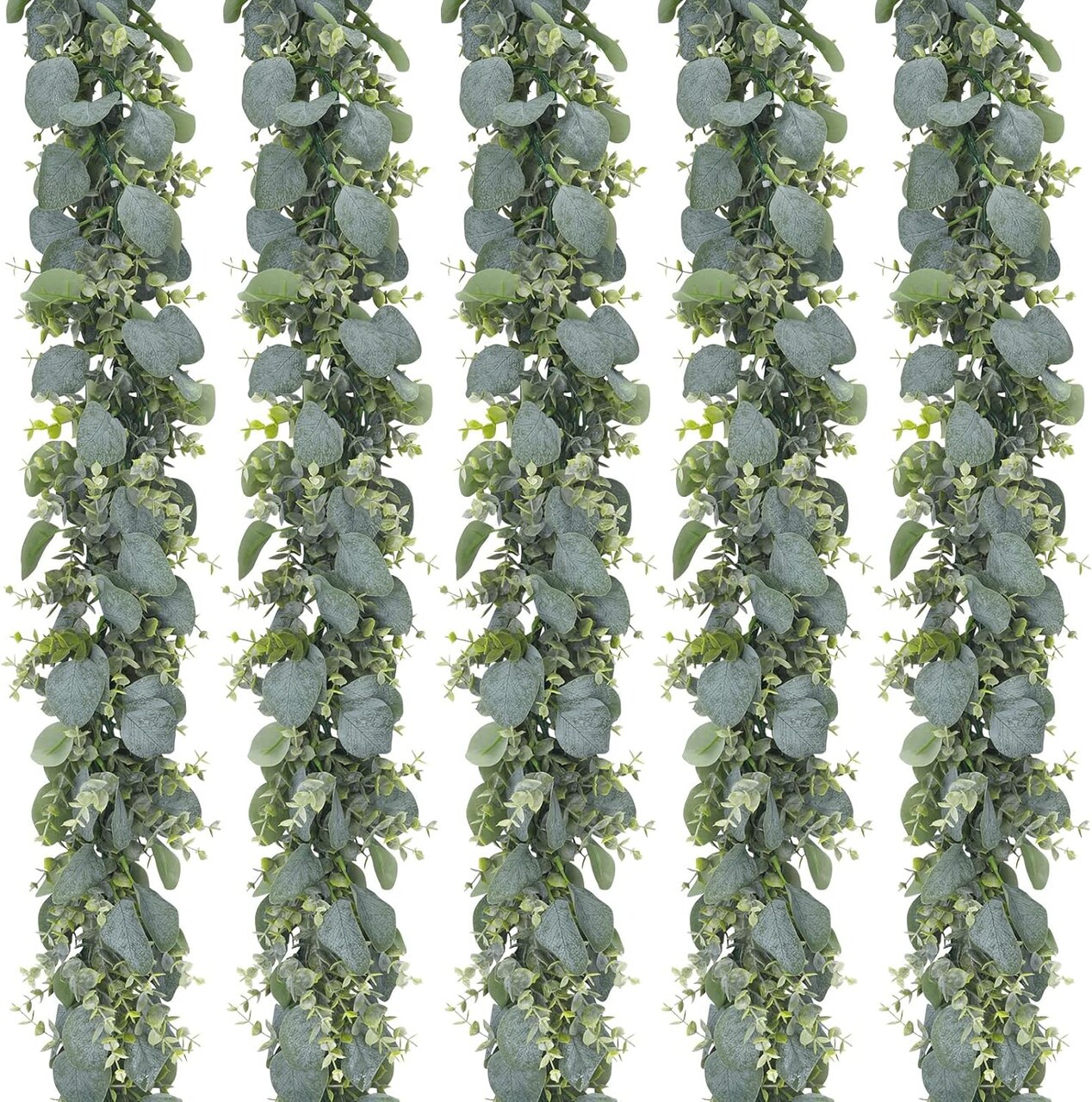 5.5ft Artificial Eucalyptus Garland: Ideal for Weddings, Home Decor, and Parties